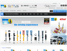 Tablet Screenshot of bilstein-shop.com